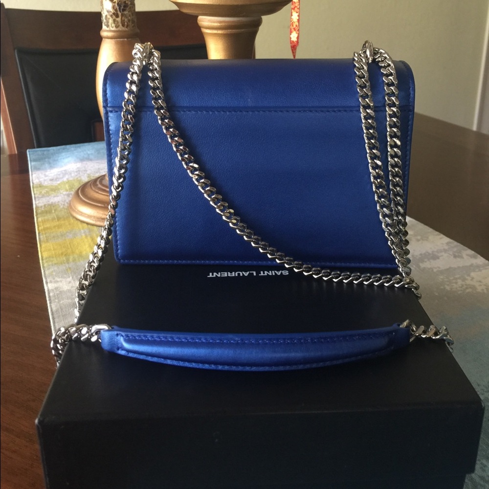 ✅SOLD✅SAINT LAURENT Monogram Leather Bag - Picture 2 of 8